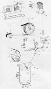Part Location Diagram of VT021900AP Campbell Hausfeld Tubing to Unloader
